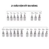 Bộ Đồ Nghề Sửa Chữa Xe Hơi Xe Máy 46 Món - Bộ Dụng Cụ Tuýp Khẩu Đa Năng 46 Chi Tiết Mở Ốc Vít Bulong Tiện Dụng