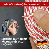 Dây Loa đôi xoắn Lõi đồng bóng cỡ 0.7 24awg dây loa, dây nguồn loại tốt 15 tim - Giá 1 mét
