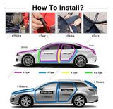 Gioăng cao su chữ D size lớn cách âm cánh cửa xe