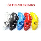 Bộ 2 ốp độ má phanh đĩa nhựa Plastic phong cách thể thao ngoại thất ô tô siêu cứng dễ lắp nhiều màu phong cách thể thao