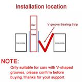 Gioăng cao su chữ Y chuyên dụng gắn Cửa Kính Xe Công dụng làm kín khít khe kính Chống nước cách nhiệt sẵn Keo 3M