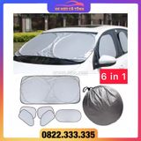 Rèm chắn nắng cho Ô tô Tấm chắn nắng ô tô bộ 6 miếng cao cấp