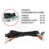 Dây cắm Amply / DSP TOYOTA  kết nối đầu zin cho xe ô tô Cho Ô Tô Toyota Camry, Senna 21, Highlander 21, Avalon