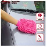 Găng tay 2 mặt rửa xe máy, ô tô, lau dọn nội thất - Dạng bạc tuộc xúc tu nhiều màu Trendy Car Nội thất ô tô