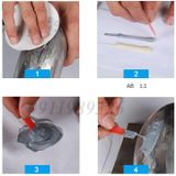 Keo AB chịu nhiệt 100gr keo dán sắt siêu dính - keo vá vết nứt vết thủng kim loại siêu chắc