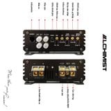 DSP AD1C-600 1 kênh mono 600W Germany âm thanh tuyệt đỉnh dành cho loa sub hơi gầm ghế Alchimist cao cấp Âm ly ô tô