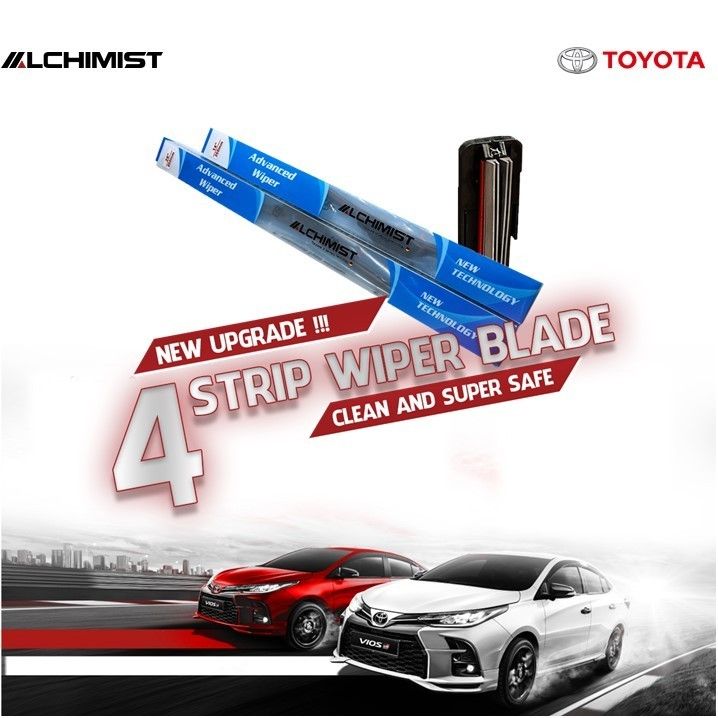 gạt mưa 4 lưỡi ô tô toyota