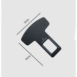 Chốt cài dây an toàn Logo hãng cao cấp bọc da phiên bản cải tiến có thể móc nối tiếp full Hãng xe Trendy Car