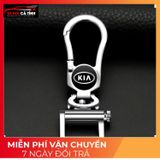 Móc Chìa Khóa ô tô logo Kia đeo chìa khóa thông minh xoay 360 độ