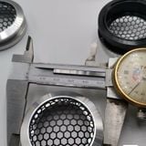 Màng Loa dưỡng loa mặt ngoài Treble Ê Căng Loa - Kích Thước 1.5 Inch, 3.5 Inch và 4 Inch Chất Liệu Nhôm Ánh Bạc, Sơn Tĩnh Điện