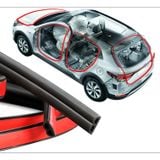 8met Gioăng cao su chống ồn chữ B cho ô tô | Ron cao su chữ B cách âm chống ồn cho xe hơi