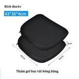 Đệm lót ô tô silicon đàn hồi, tấm lót ghế văn phòng bàn làm việc chơi game thoáng khí êm mông chống đau lưng cao cấp