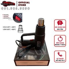 Máy Khò Hơi Nóng Heatgun 2000W  nhựa cao cấp, Đầu nòng inox 304 rất dày sử dụng đóng màng Co Đóng Gói Hàng Hóa Giá Tốt
