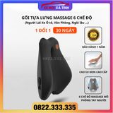 Gối Tựa Lưng Tích Hợp Massage, Đệm Lưng Chống Gù, Giảm Đau Cột Sống Dùng Cho Văn Phòng ô tô Trending