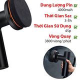 Máy Đánh Bóng Xe Hơi Ô Tô Không Dây Baseus cao cấp Quay 3800 Vòng/phút Pin 4000mAh