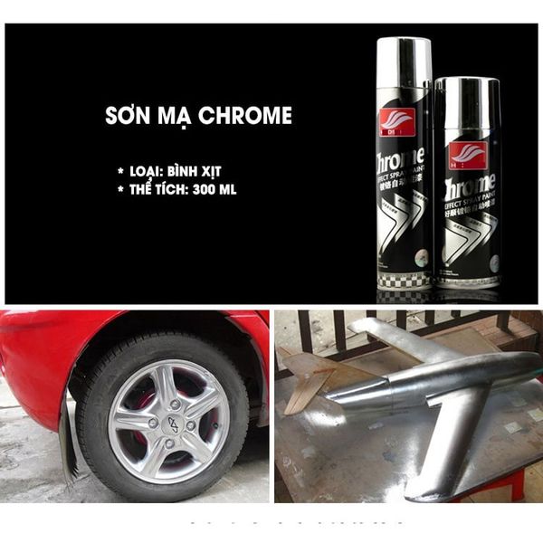sơn chrome sơn la dăng mạ inox