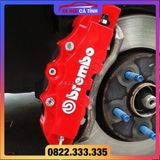 Bộ 4 Ốp Nhựa ABS Bọc Phanh Đĩa Xe Hơi phong cách thể thao nhiều màu Dùng Cho Mọi Model Xe Hơi