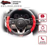 Freeship Bọc vô lăng da PU cao cấp cho xe hơi chất da đẹp Cỡ 38cm cho Sedan, SUV da đẹp bền đến 5 năm