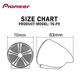 Loa trung tần Pioneer TS-P9 Bản Luxury, Mid-range 2 Inches Speaker hàng cao cấp để Taplo Ô tô Loa Mid range mạ vàng 140W