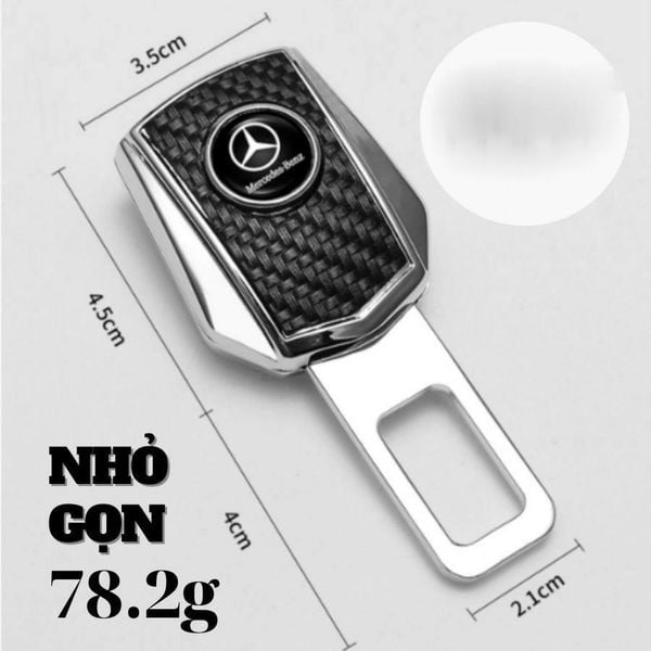 chốt dây an toàn theo hãng xe 3,5cm x 8,5cm