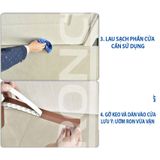 2 Mét Ron Chân Cửa Cao Su LOẠI CẢI TIẾN Dán Chống Bụi Côn Trùng 25 35 45mm