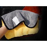 Khăn lông cứu 2 lớp lau xe đa năng siêu thấm hút