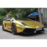 Decal chrome vàng 3 lớp hàng cao cấp chuyên dụng dán ô tô xe máy trang trí nội ngoại thất phong cách sang chảnh dubai hu