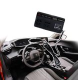 Bộ chuyển nguồn điện Adapter ô tô 12V/24V - 220V Bộ kích điện Adaptor cho xe hơi Biến áp nguồn xe ôtô đầu tẩu