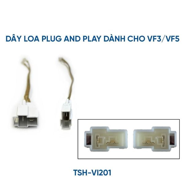 dây loa VF 3/ VF5 độ xe không cắt giắc