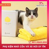 Freeship khăn 2 lớp lau xe đa năng  thấm hút tốt loại cao cấp dày 900GSM có clip mô tả