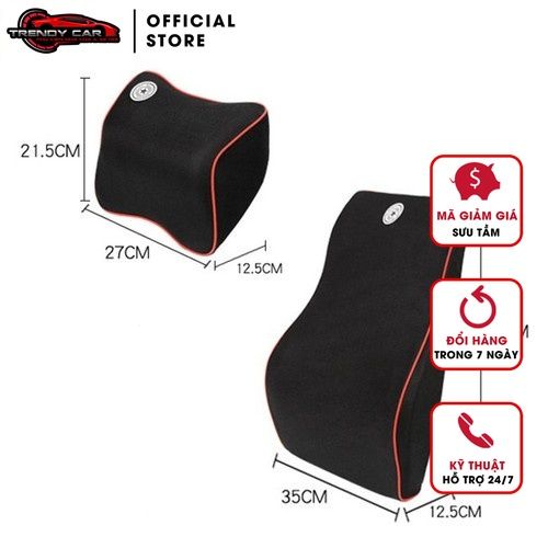 Gối Tựa Đầu, Gối Tựa Lưng Cao Su Non Cao Cấp