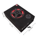 Loa Sub Siêu trầm gầm ghế xe tải, xe bus, xe gia đình điện 12-24V Mã  K-C8 dùng được bluetooth và điện 220V nhập khẩu