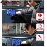 Găng tay 2 mặt rửa xe máy, ô tô, lau dọn nội thất - Dạng bạc tuộc xúc tu nhiều màu Trendy Car Nội thất ô tô