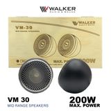 Loa Walker VM30 Bộ 2 Loa Trung tần 3 Inch Chất Lượng Cao cho Xe Hơi - Tweeter Hifi Đặt Taplo đẳng cấp
