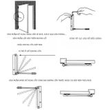 Bản Lề Cửa Tự Động Đóng Cửa Thông Minh Chịu Lực Tối Đa Đến 80kg Cho Văn Phòng, Cửa Hàng Giảm trấn siêu bền