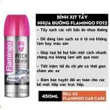 Bình xịt tẩy băng keo nhựa đường đa năng Flamingo dùng cho ô tô xe máy đồ gia dụng cao cấp F012 450ml