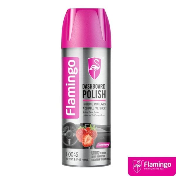 Bình xịt dưỡng bóng nội thất ô tô Flamingo F004
