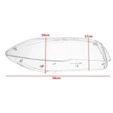 Vỏ đèn pha BMW 5 Series F10 F18, 528i 530i 535i, 2010-2017, Vỏ Đèn, Trong Suốt, Vách Ngăn Đèn