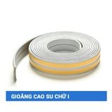 Cuộn 6 mét Roong băng keo 3M, Gioăng cao su chữ I chống ồn, Ron ngăn Bụi cửa Sổ cửa đi cửa nhà