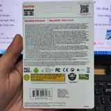 Thẻ nhớ 64G Extreme Pro MicroSD Sandisk tốc độ cao 4K cho camera, flycam tặng kèm adapter áo thẻ nhớ tiện dụng