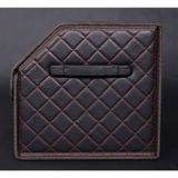 Thùng đựng đồ đa năng cốp sau ô tô bọc da cao cấp , có nắp gấp, gọn gàng , có khoá, lõi gỗ cứng cáp chắc chắn