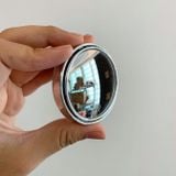 Gương cầu lồi mạ chrome bạc loại xịn dán gương chiếu hậu ô tô, xe hơi xoay 360 độ