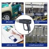 Máy khò nhiệt,Máy khò nóng cầm tay súng khò nhiệt màng co dán decal trang trí giỏ quà C62 Khò nhiệt cầm tay