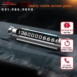Bảng Số Điện Thoại Ô Tô phản quang ban đêm