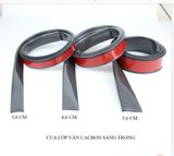 Vè cua lốp - ốp bảo vệ trang trí hốc lốp (hốc bánh xe) - màu đen sần