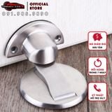 Chặn cửa thông minh, Hít Nam Châm, Chặn Cửa Như Vô Hình Dán Sàn, chống va đập - kèm miếng dán 3M & ốc vít, ảnh thật