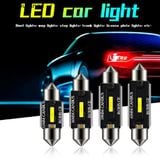 Bóng Đèn LED Gắn Trần Xe Hơi Siêu Sáng 31mm 36mm 39mm 41mm 41mm C5W