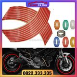 [⚡FREE SHIP⚡] Set 16 miếng dán viền bánh xe chống thấm nước màu phản quang dành cho xe mô tô Honda NC700X nc 700s 700
