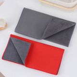 Khăn Lau Xe Hơi Hai Mặt chất liệu cao cấp Da Lộn nhân tạo alcantara Hai Màu hai kích thước không bám bụi thấm hút cực nhanh không phai màu