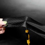 Decal Carbon Bảo Vệ Ô tô Miếng Dán Chống Trầy, Ốp chân Gắn Cửa Bảo Vệ chống Bước Trang Trí Xe Ô Tô Băng Fiber 3D